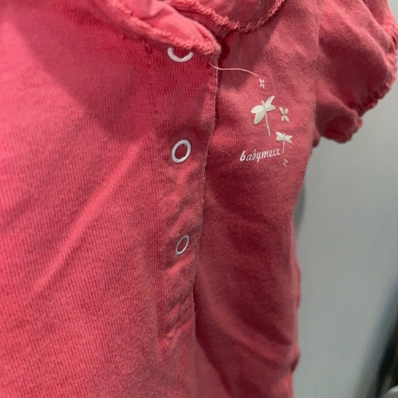 5/$15 Mexx Pink Baby Onesie with Collar - Picture 4 of 5